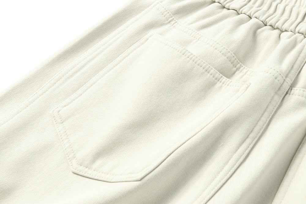 Functional Style Fleece Lined Straight Leg Pants