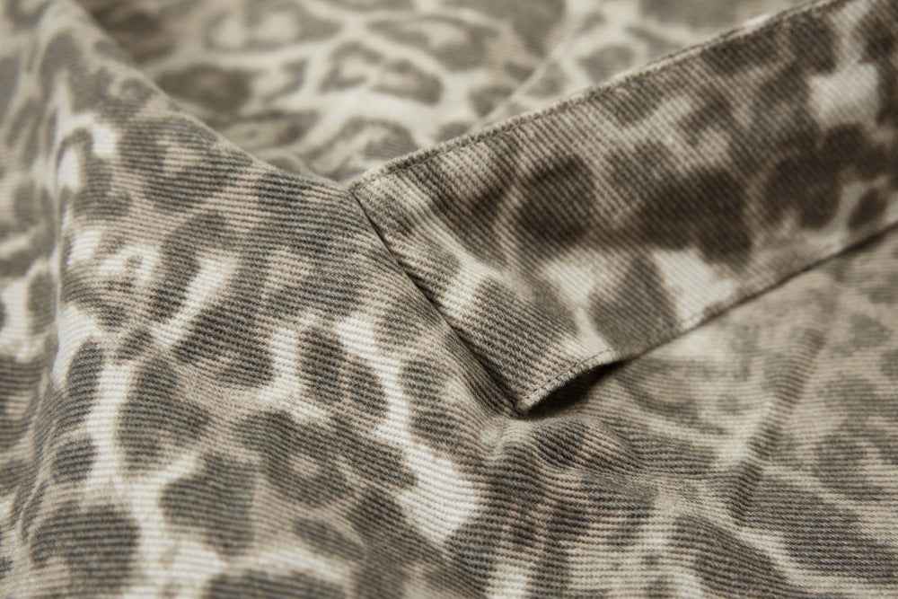 Streetwear Punk Leopard Print Wide Leg Pants