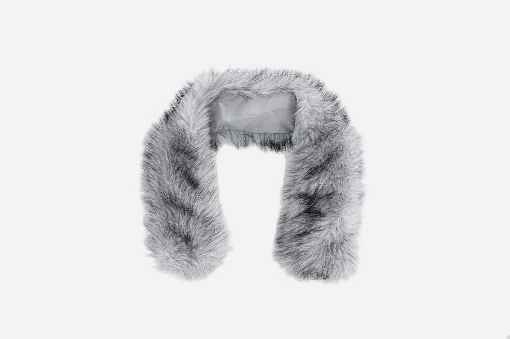 Trendy Leopard Print Faux Furr Hooded Padded Jacket