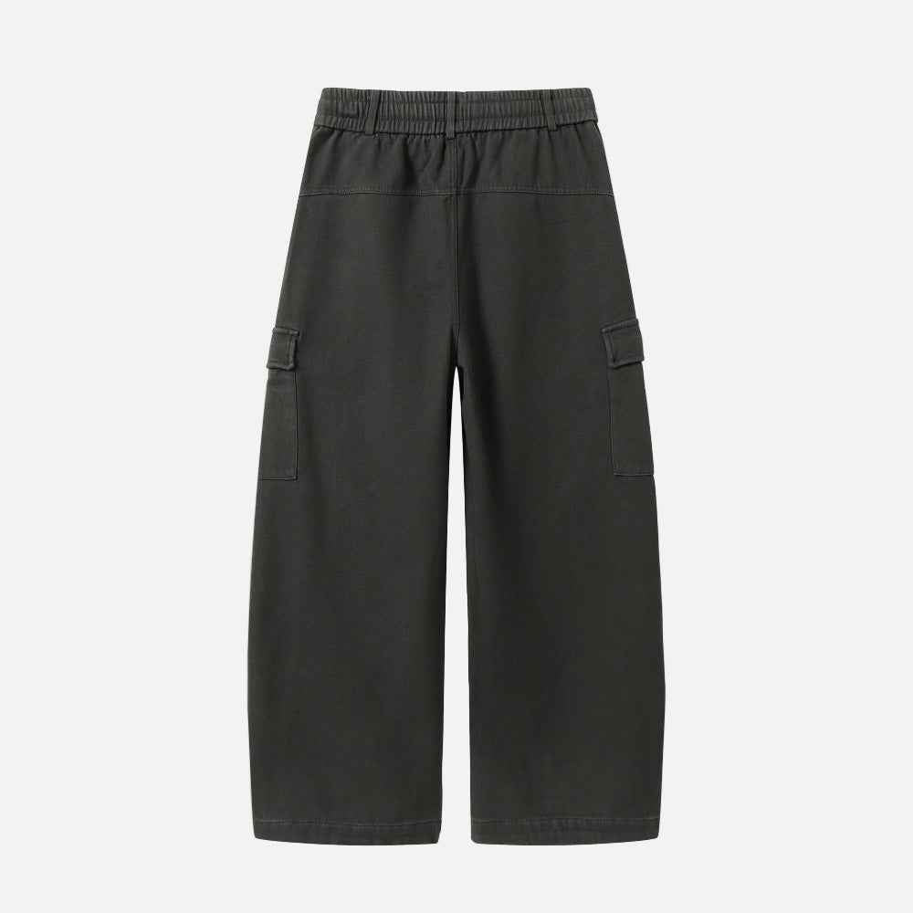 Streetwear Trendy Fleece-Lined Cargo Sweatpants