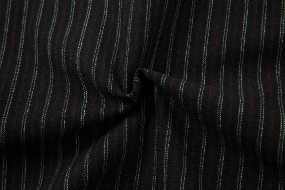 Crocodile Pattern Punk Style Stripe Leather Jacket