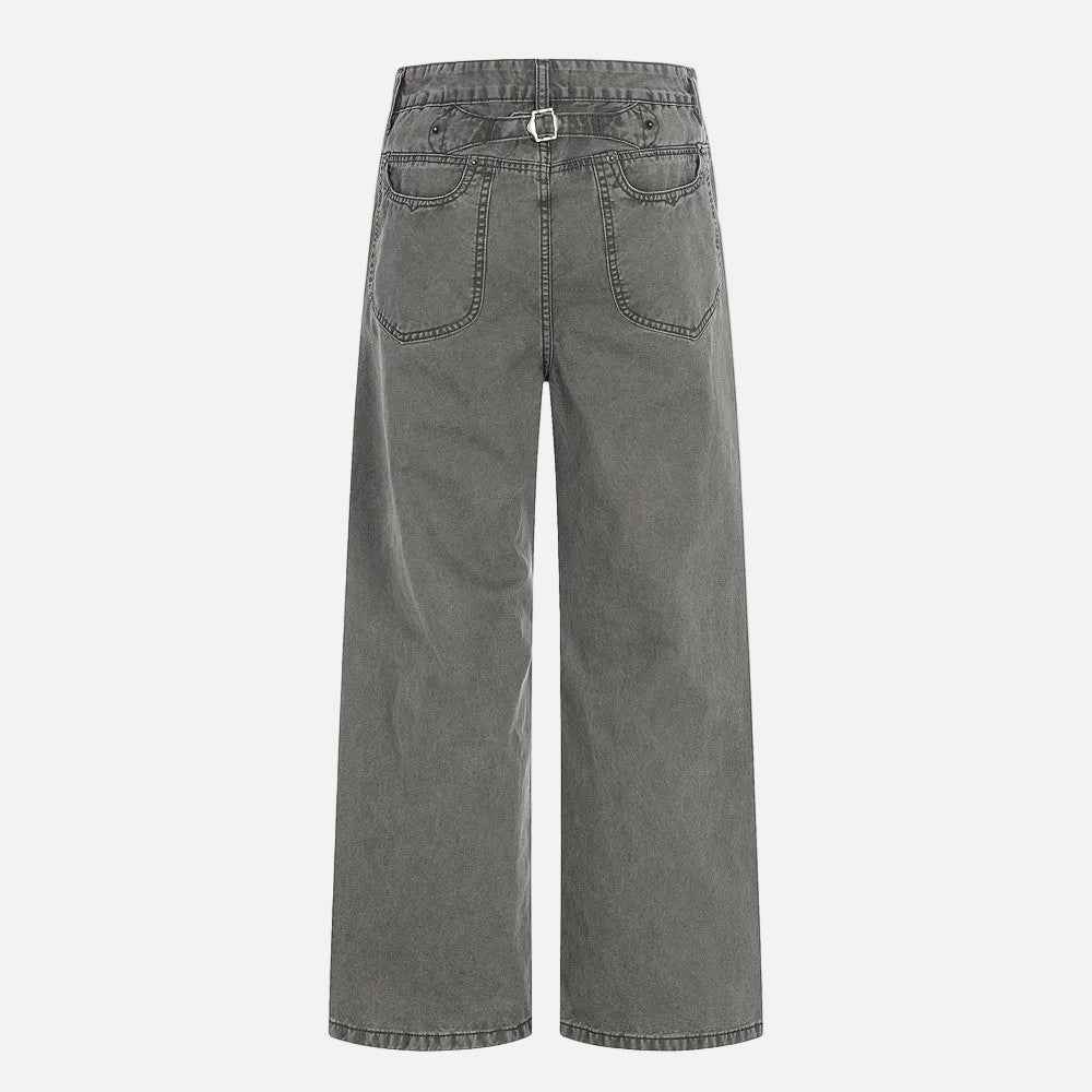 Vintage Washable Punk Old Denim Jeans