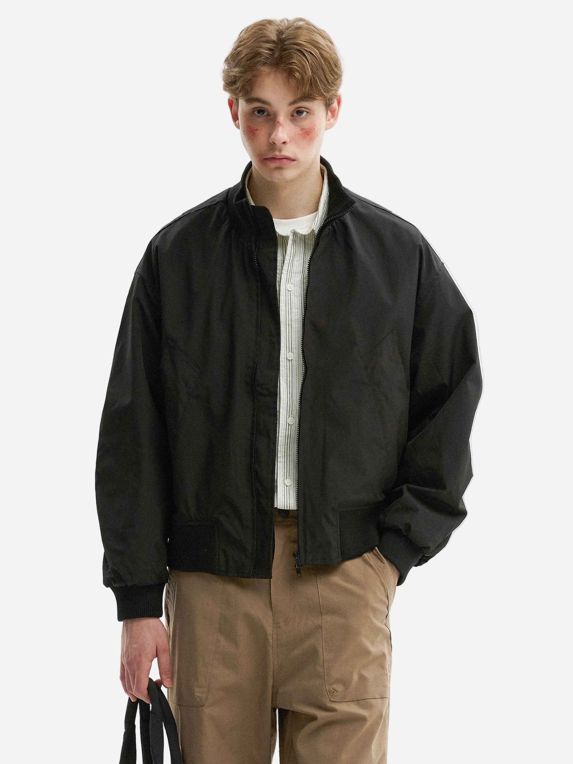 Retro American Style Cleanfit Bomber Flying Jacket