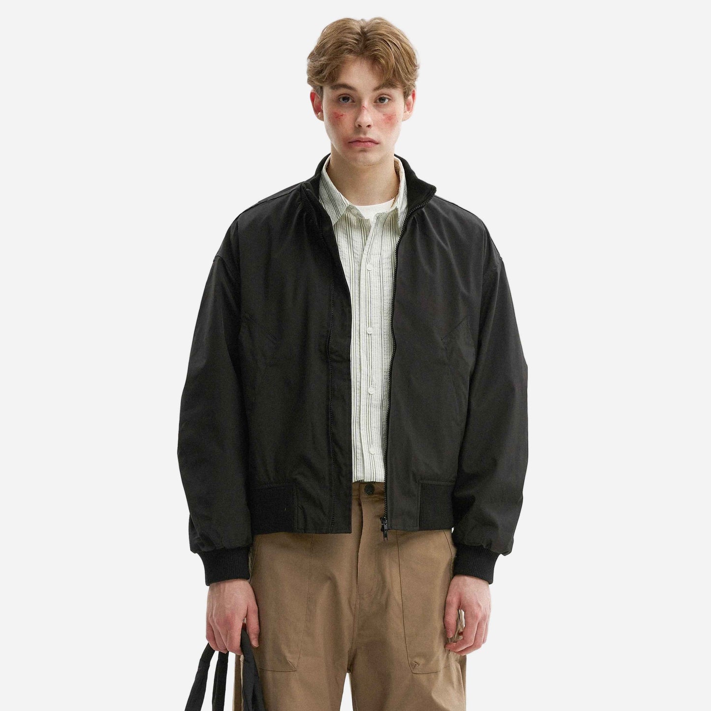 Retro American Style Cleanfit Bomber Flying Jacket