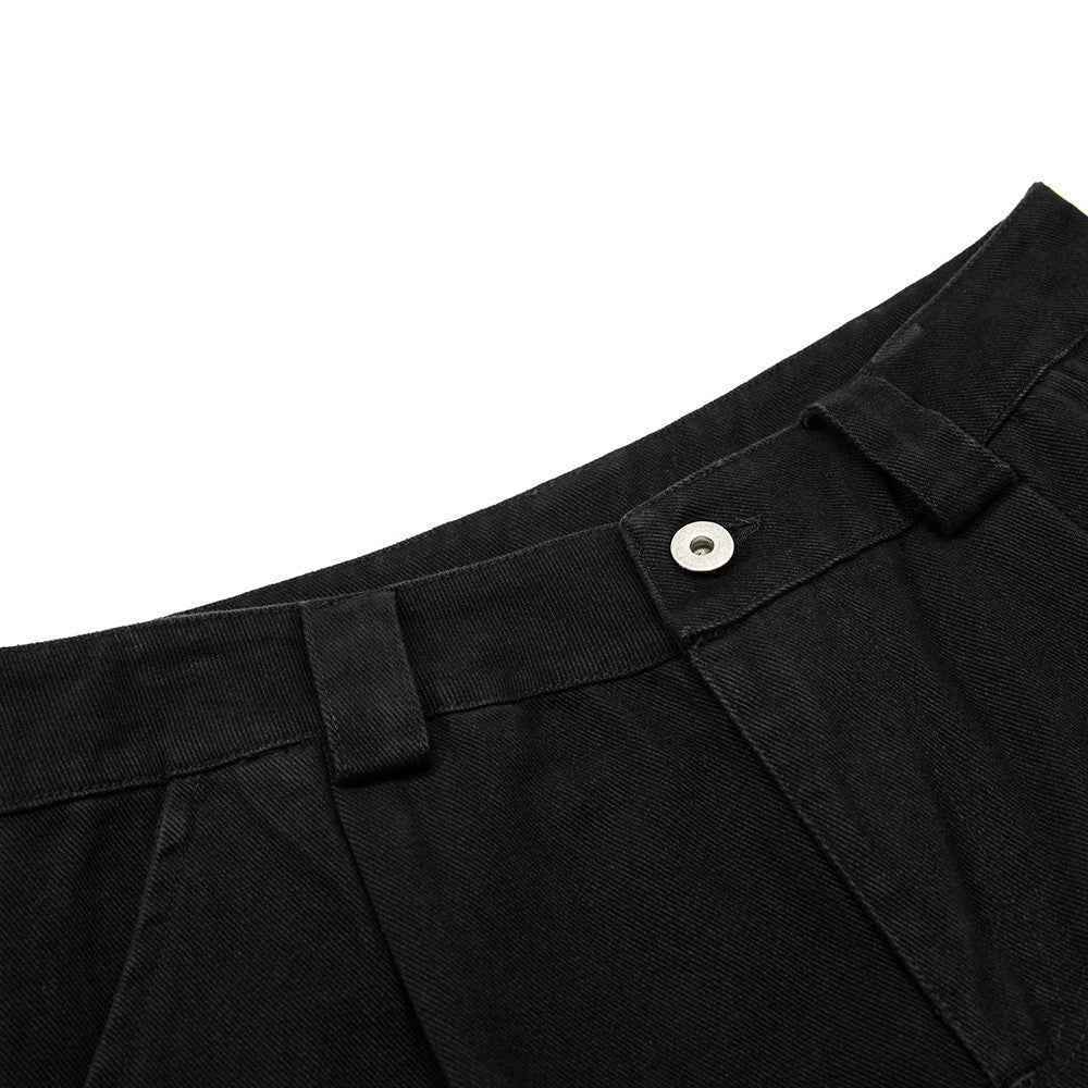 Retro European Style Willow Nail Wide Leg Cargo Jeans