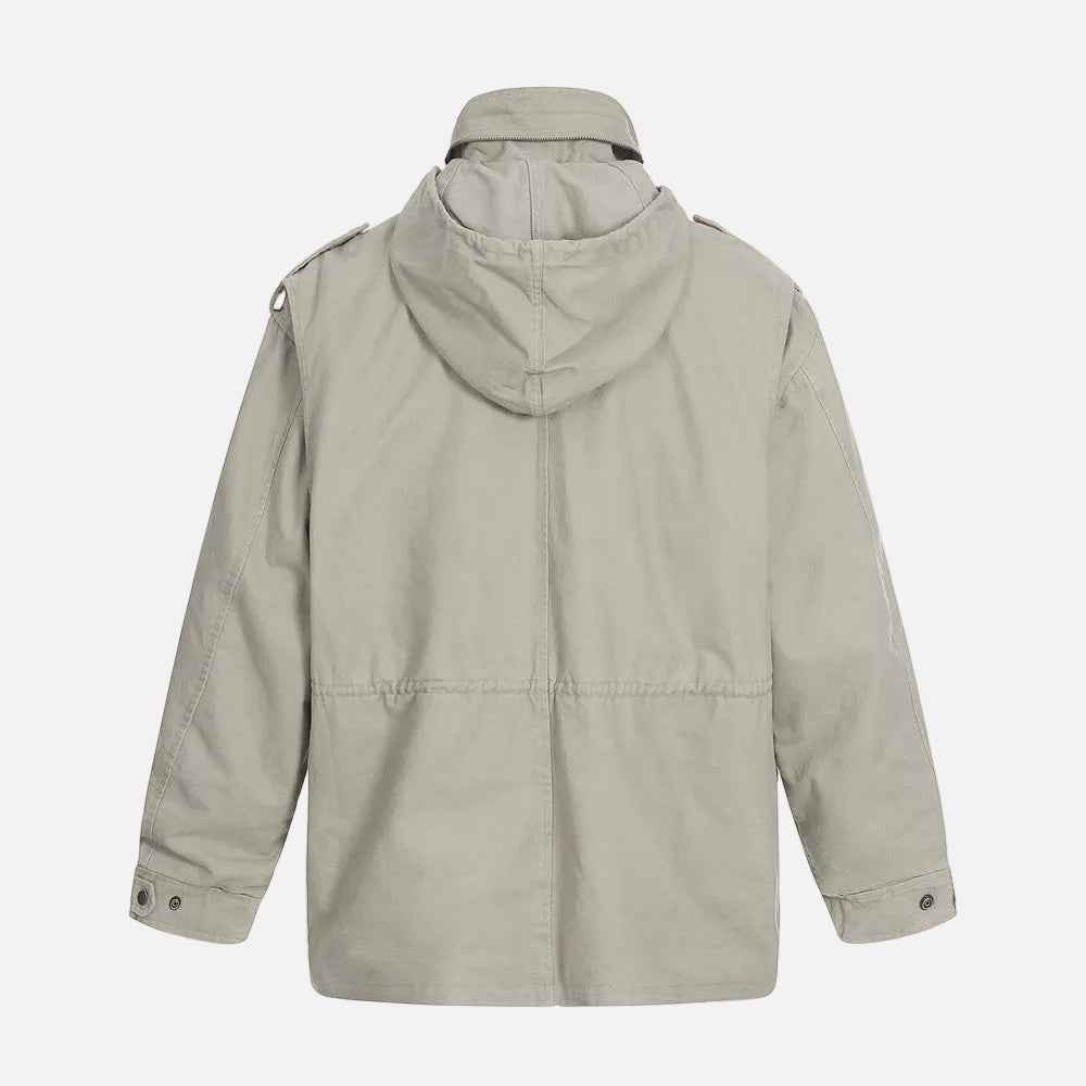 Stylish High Collar Multi Pocket Windbreaker Jacket