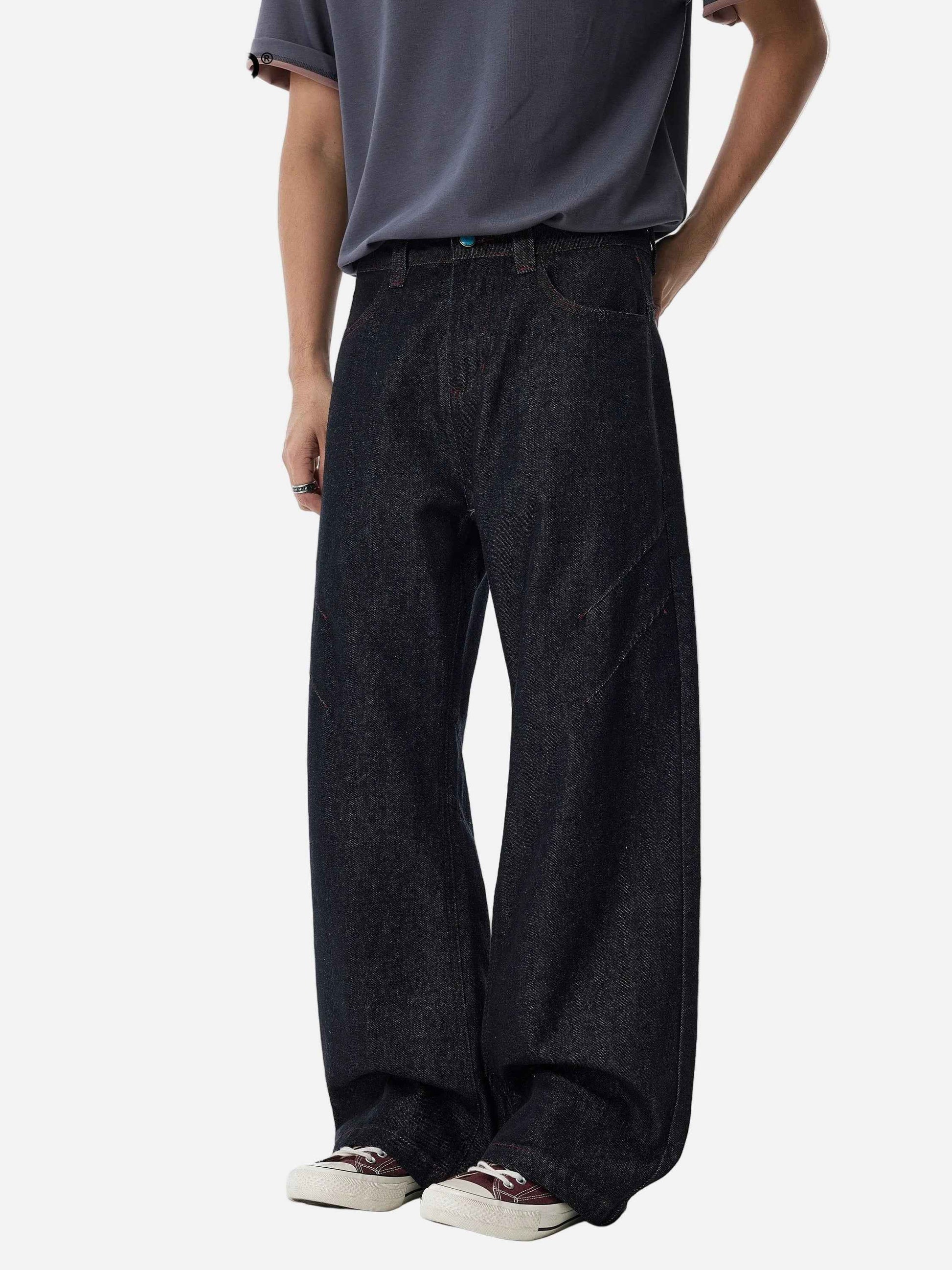 American Style Red Line Boyfriend Jeans
