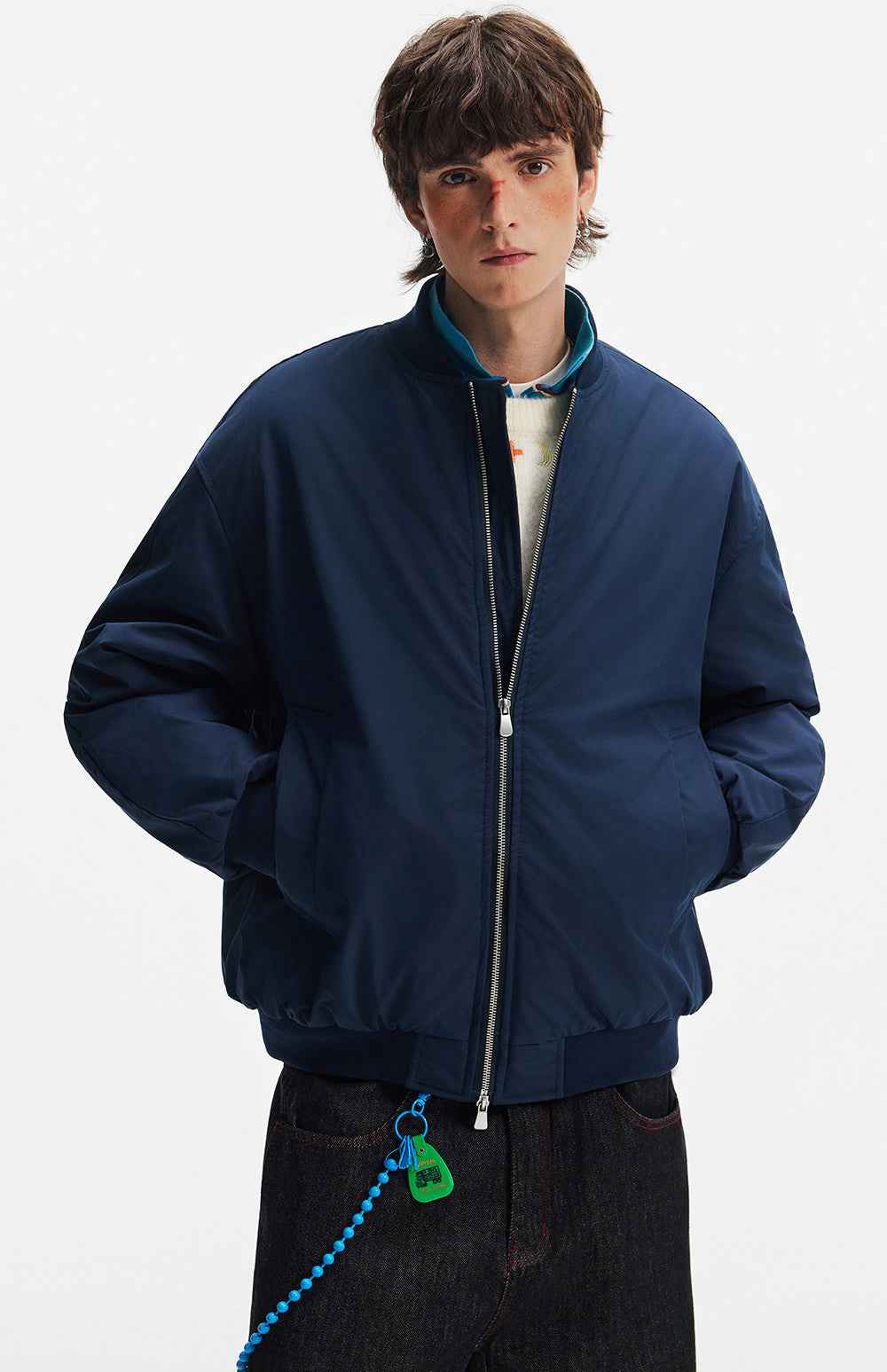 Cozy Loose High Street Baseball Jacket