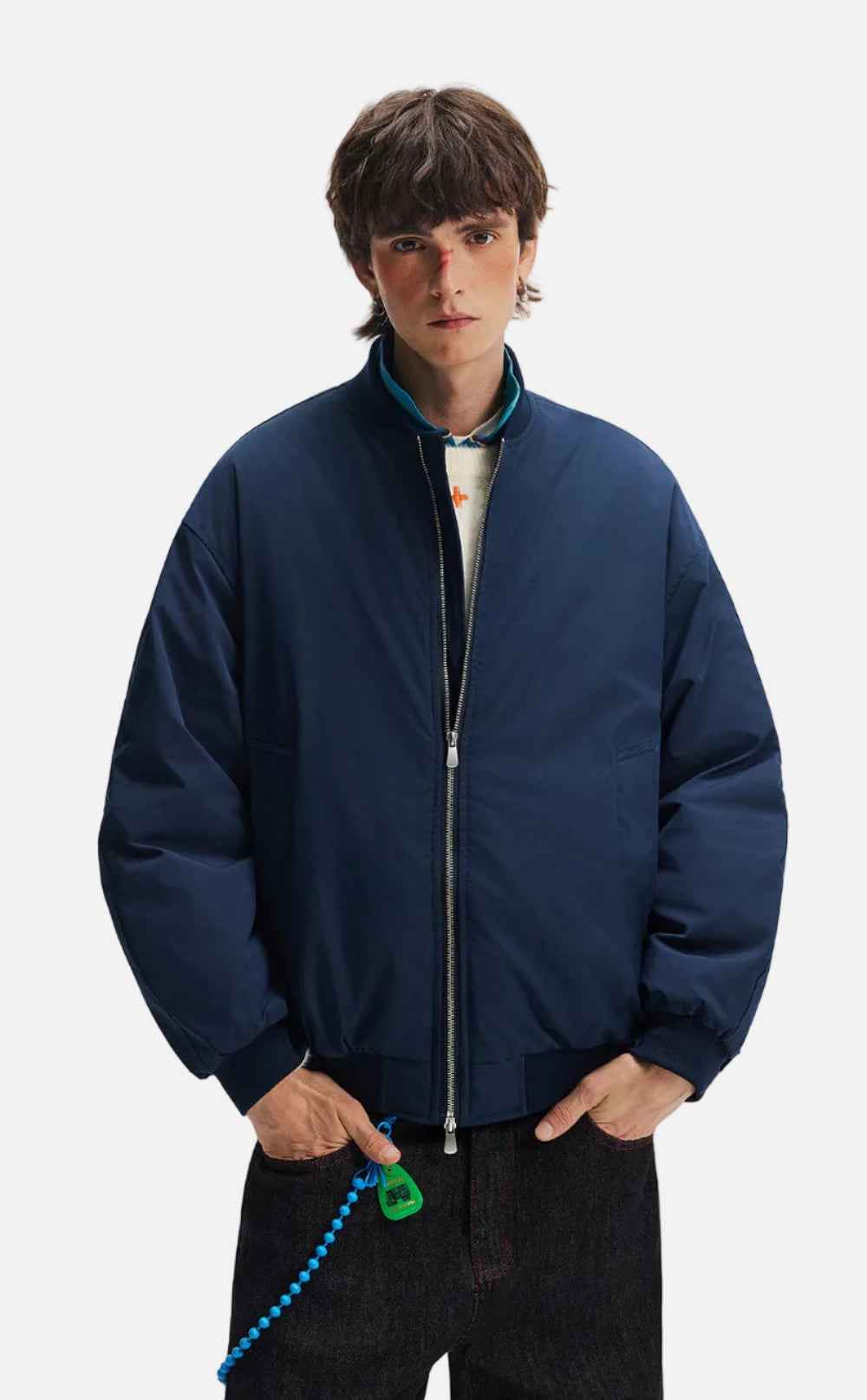 Cozy Loose High Street Baseball Jacket