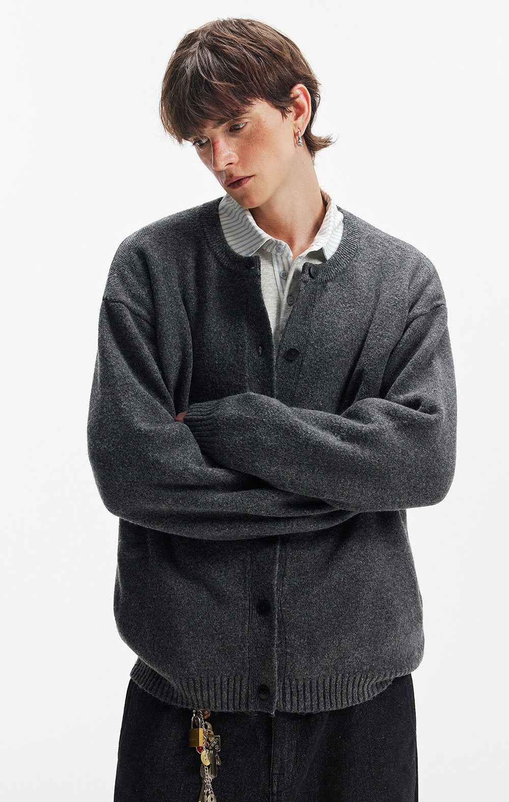 Cozy Wool Lazy Style Knit Cardigan