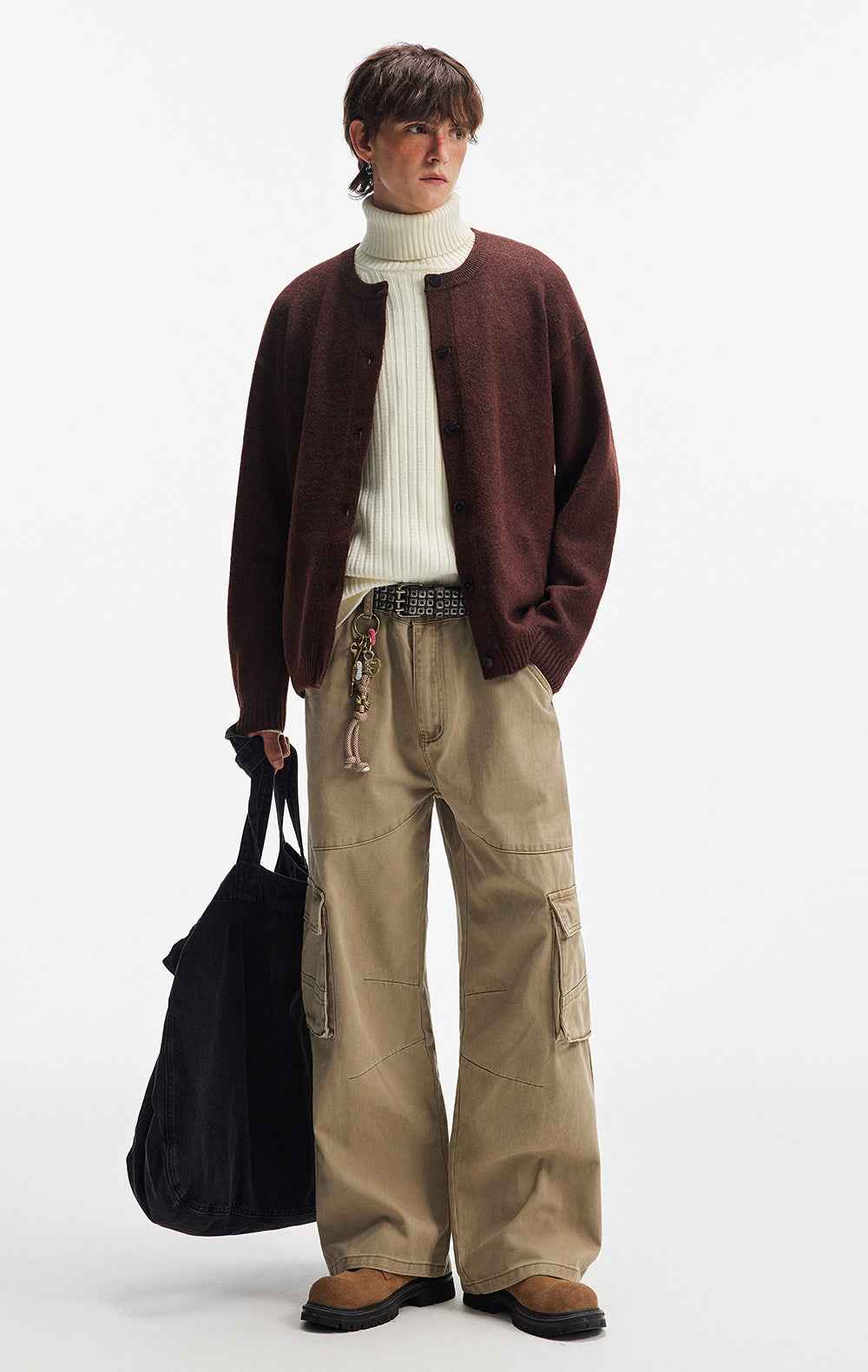 Cozy Wool Lazy Style Knit Cardigan