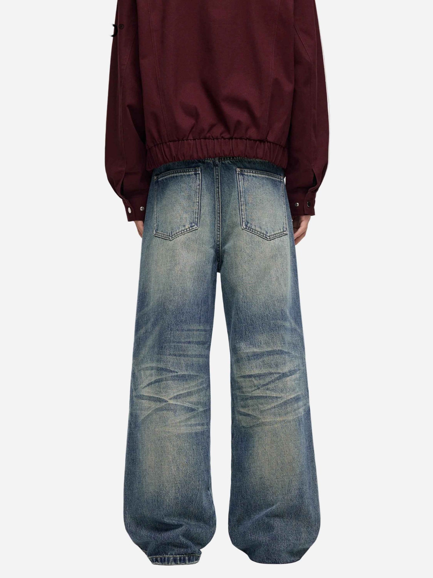 American Style High Street 3D Denim Jeans