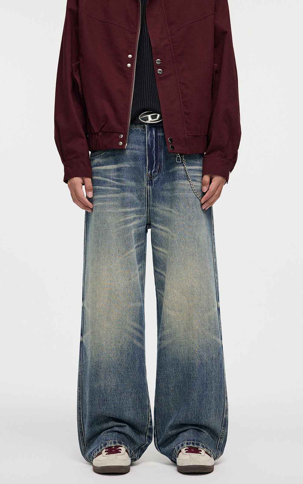American Style High Street 3D Denim Jeans