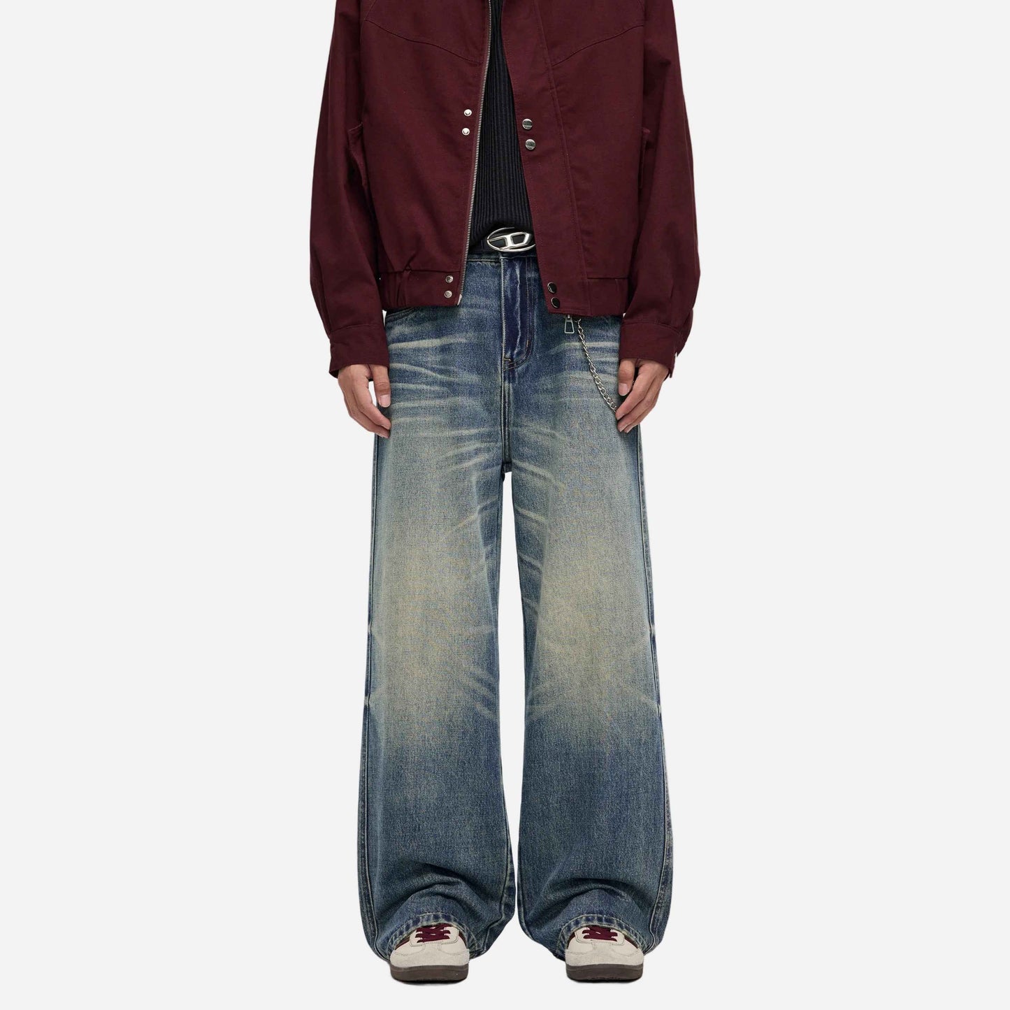 American Style High Street 3D Denim Jeans