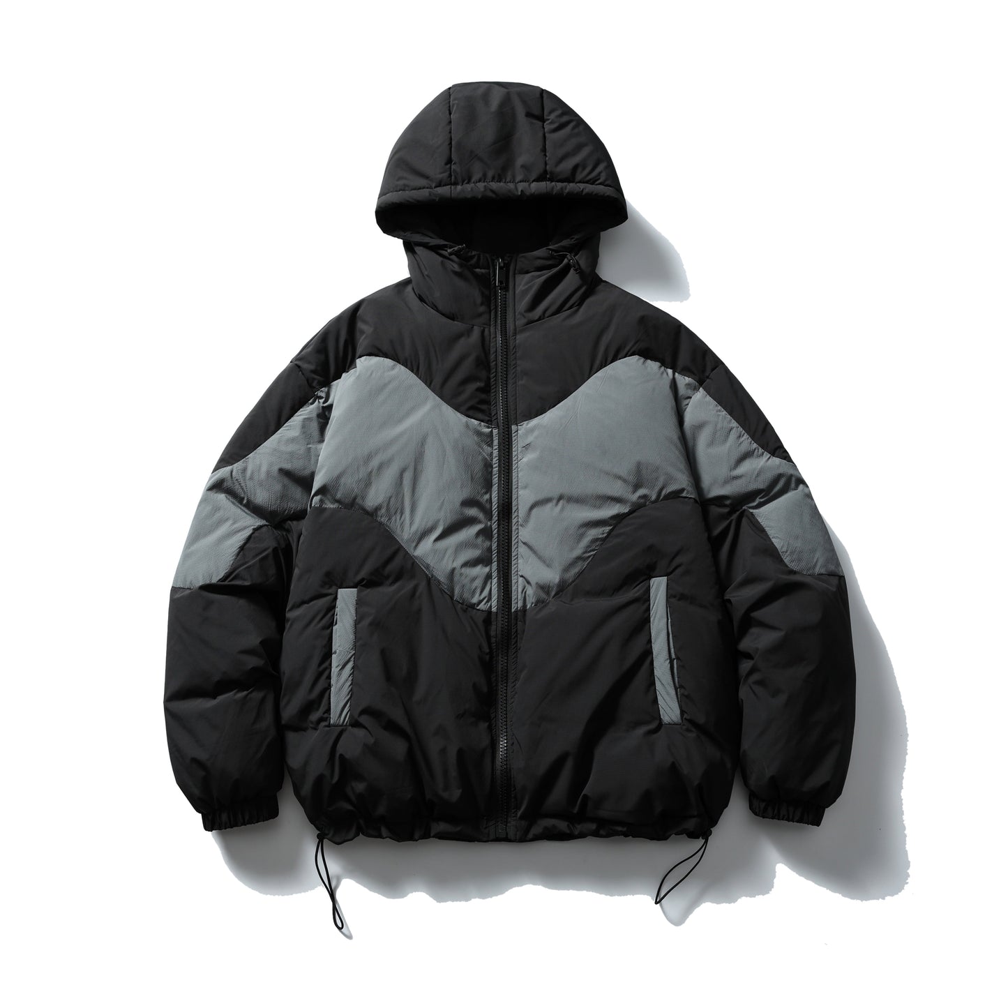 Dual Zone | Oversized Hooded Puffer - Luxuryurbanwear