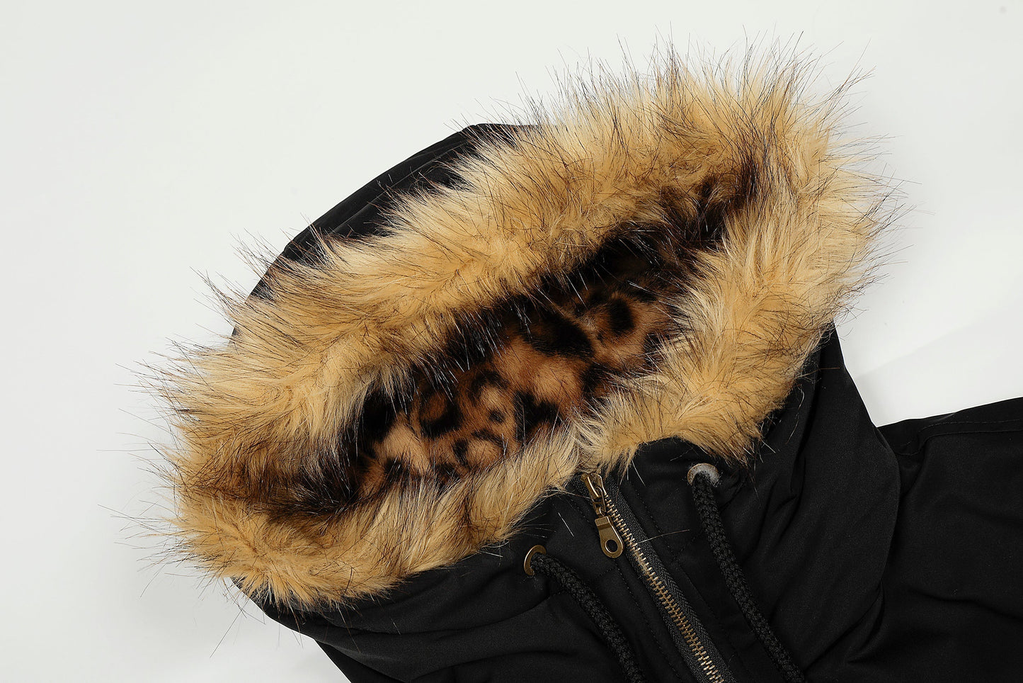 Leopard Fleece | Badge Bomber Jacket - Luxuryurbanwear