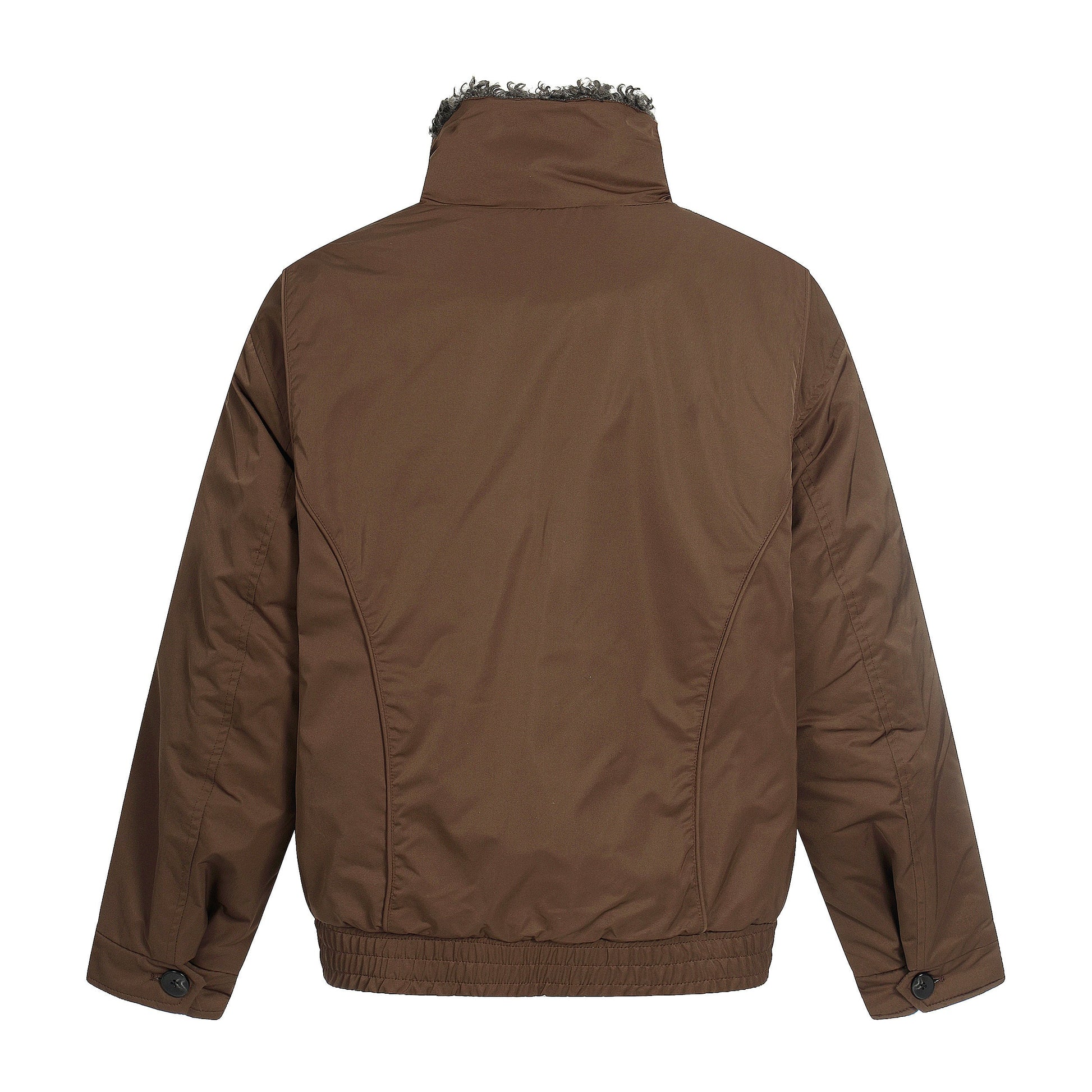 Fleece-Lined | Stand Collar Jacket - Luxuryurbanwear