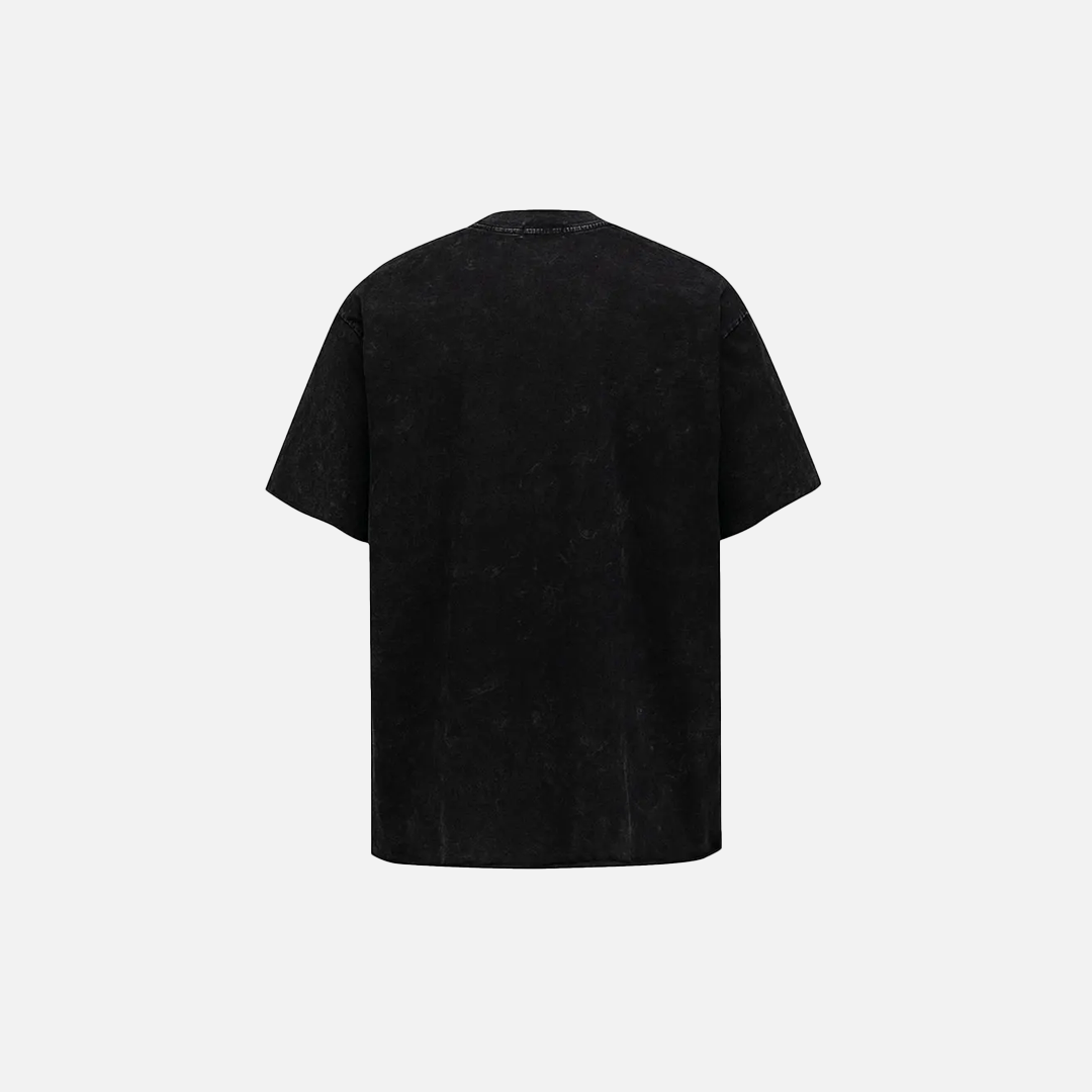 Snake Graphic Patchwork Racing Cotton T-Shirt - Luxuryurbanwear