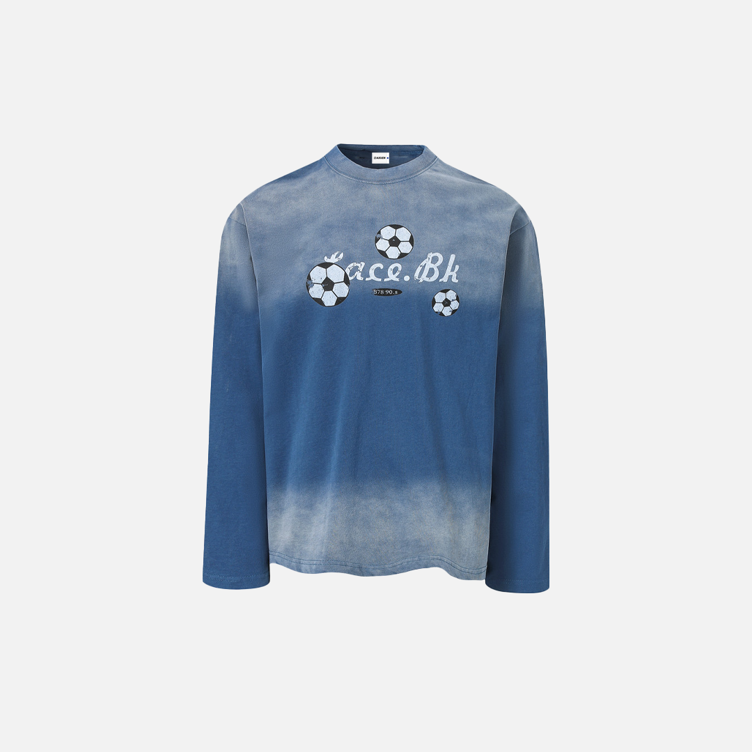 Y2K Vintage Tie-Dye Painted Long Sleeve T-Shirt - Luxuryurbanwear