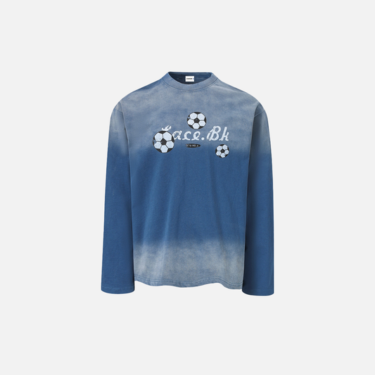 Y2K Vintage Tie-Dye Painted Long Sleeve T-Shirt - Luxuryurbanwear