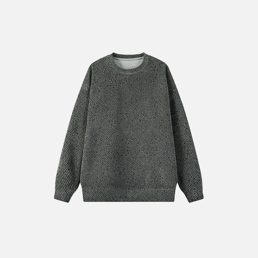 Classic Spring Solid Color Loose Sweatshirt - Luxuryurbanwear