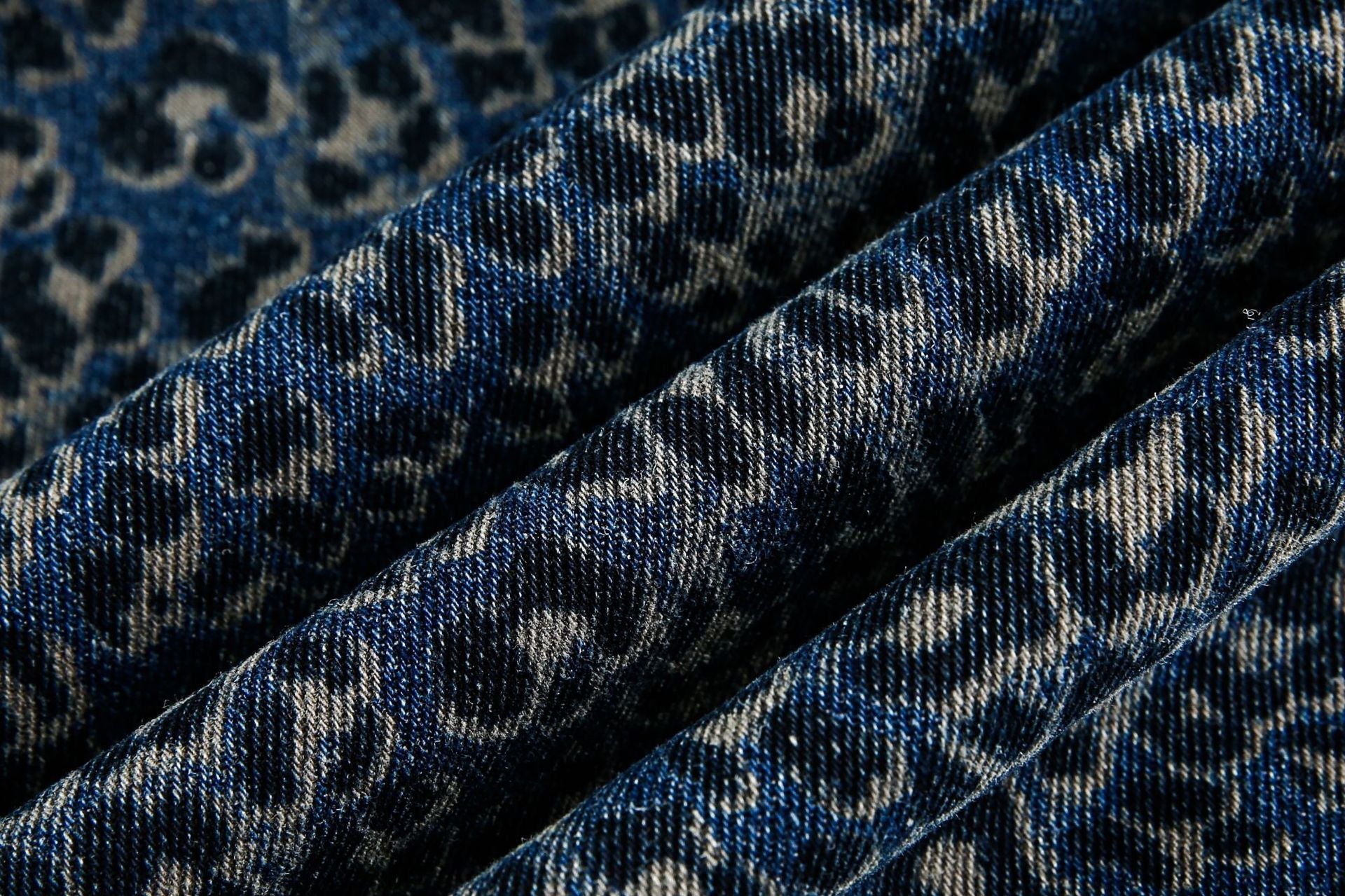 Leopard Print | Denim Street Barrel Jeans - Luxuryurbanwear