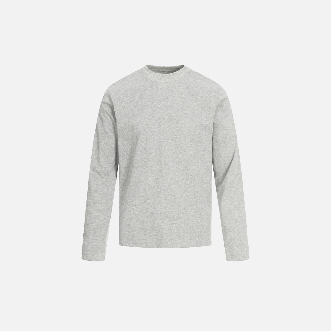 Chic Solid Color Slim Fit Long Sleeve Base T-Shirt - Luxuryurbanwear