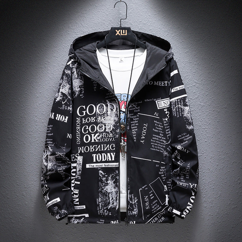 Reversible Article Windbreaker Jacket