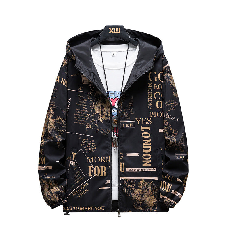 Reversible Article Windbreaker Jacket