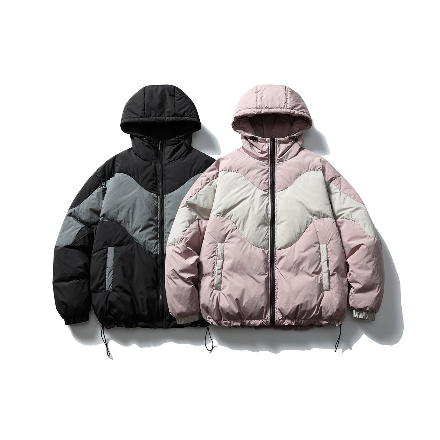 Dual Zone | Oversized Hooded Puffer - Luxuryurbanwear