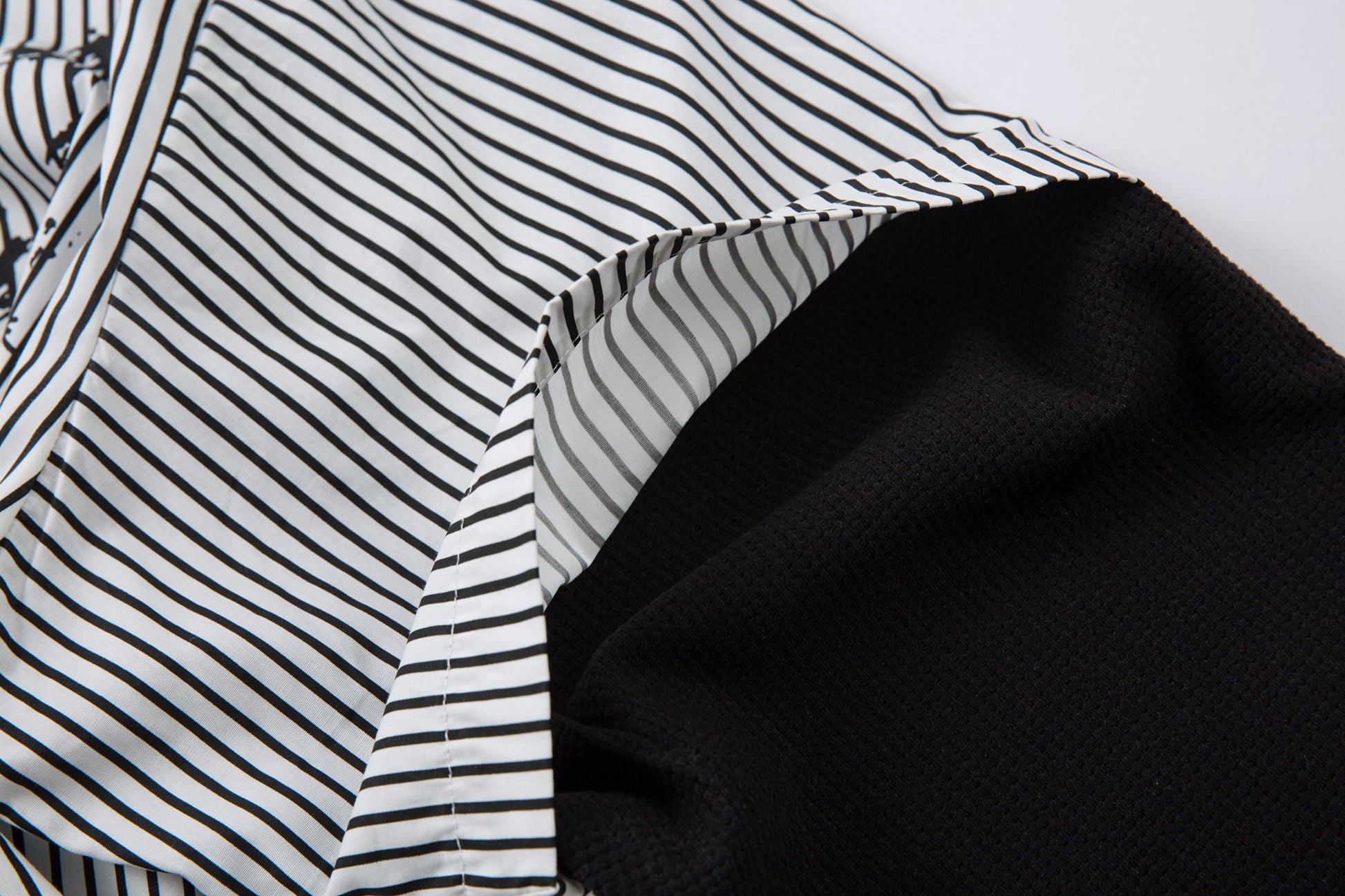 Graffiti Print Layered | Striped Sweatshirt - Luxuryurbanwear