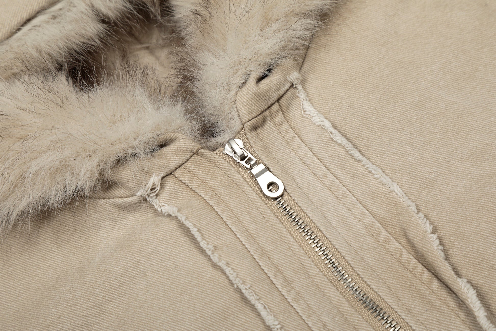 Vintage Distressed | Fur Winter Jacket - Luxuryurbanwear