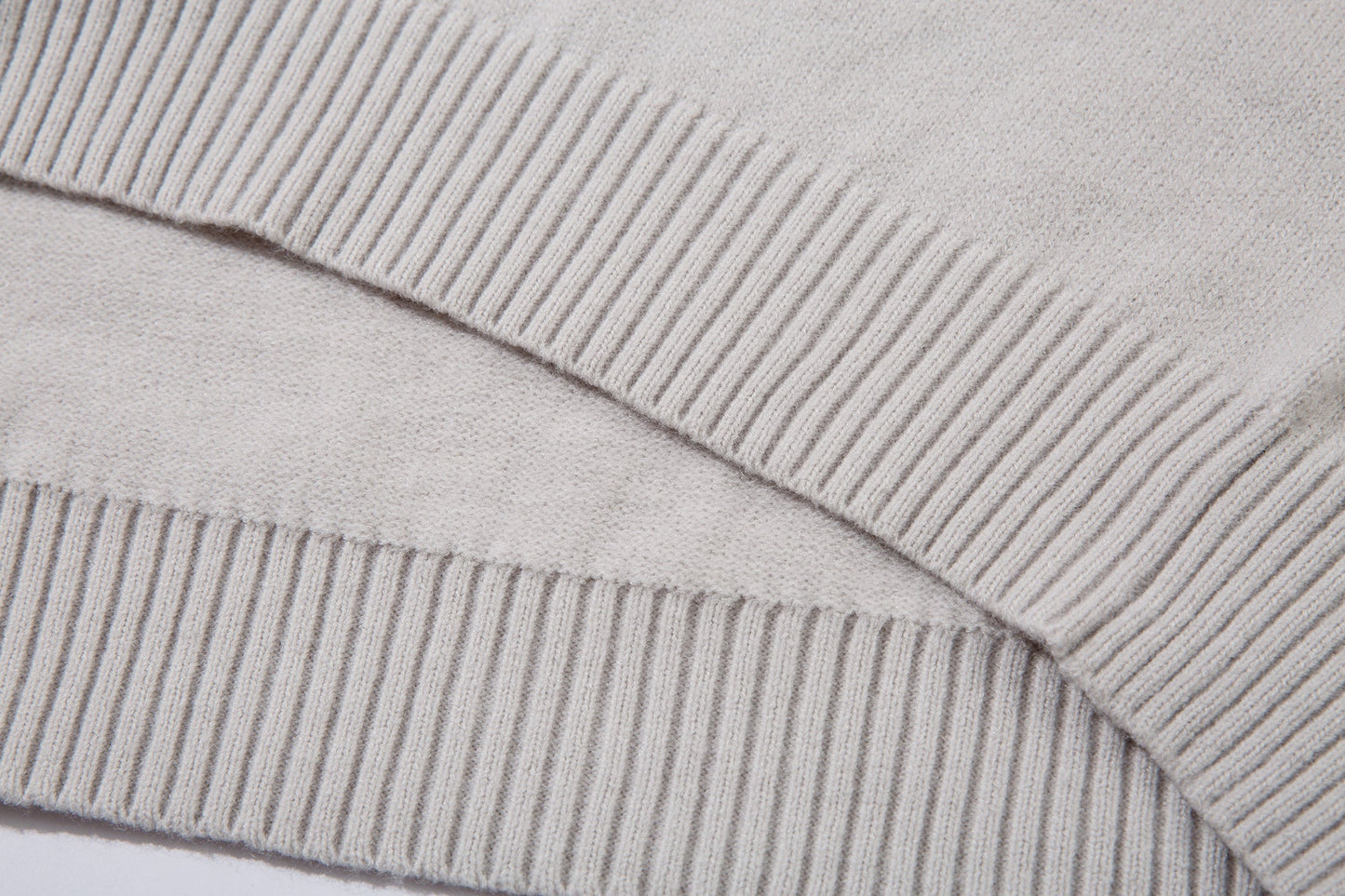 Varsity Button | Mock Neck Knit Sweater - Luxuryurbanwear