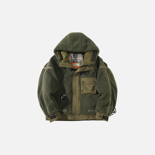 Elevated Fluffy Winter Down Hooded Jacket - Luxuryurbanwear