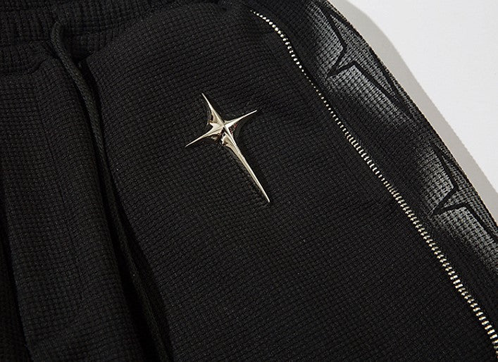 Star | Zip Up Shorts - Luxuryurbanwear