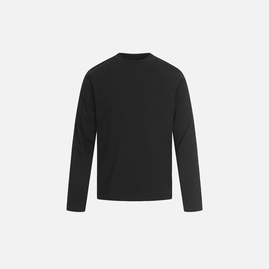 Chic Solid Color Slim Fit Long Sleeve Base T-Shirt - Luxuryurbanwear