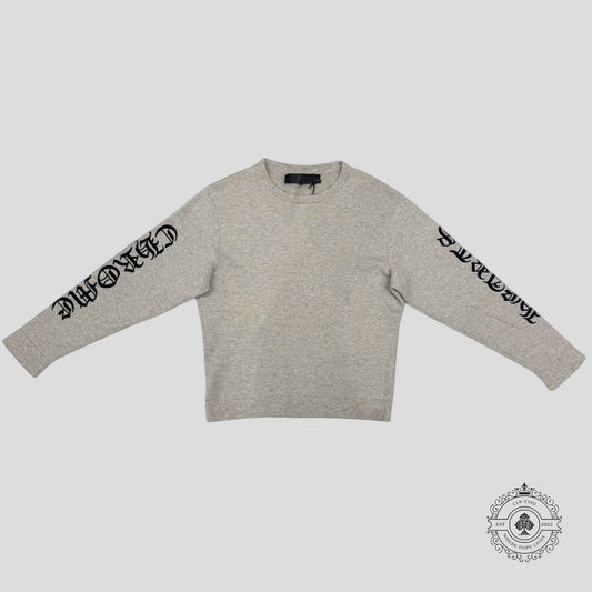 Chrome Hearts Cashmere Knit Sweater in Grey