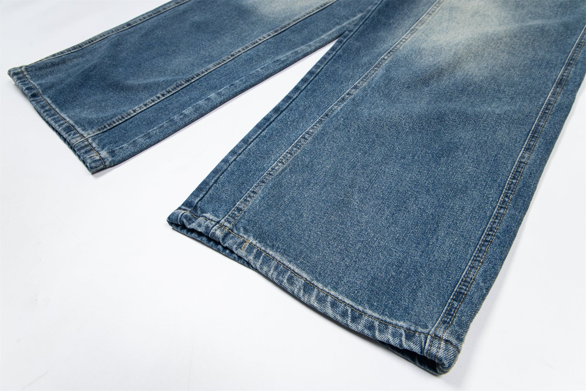 Heavy Bleached | Demin Jeans - Luxuryurbanwear