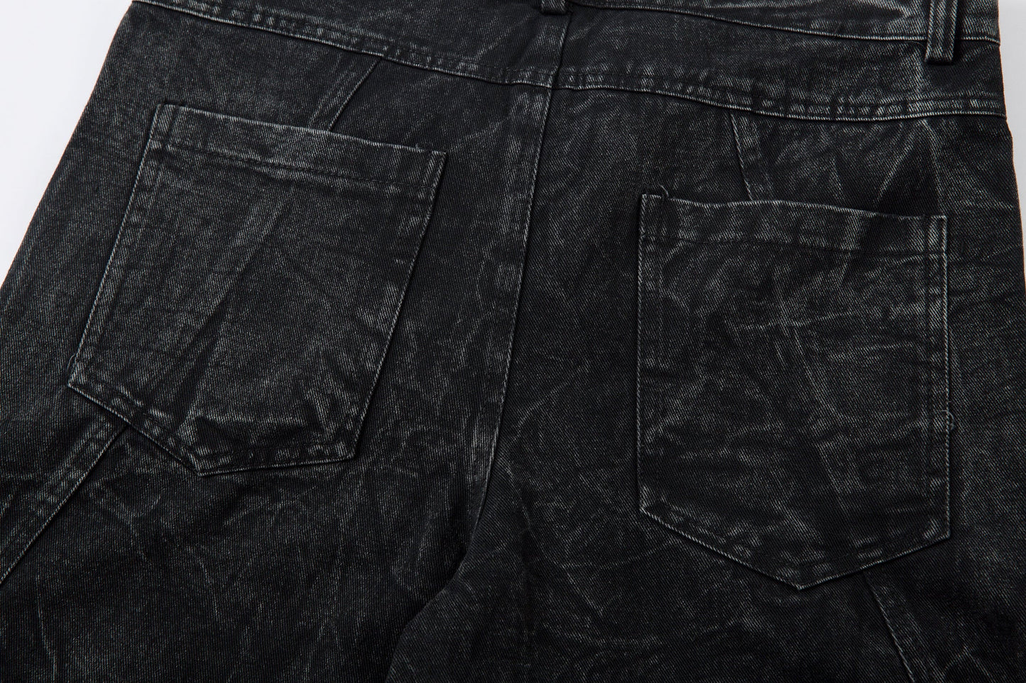Crinkle Washed Structure | Baggy Jeans - Luxuryurbanwear