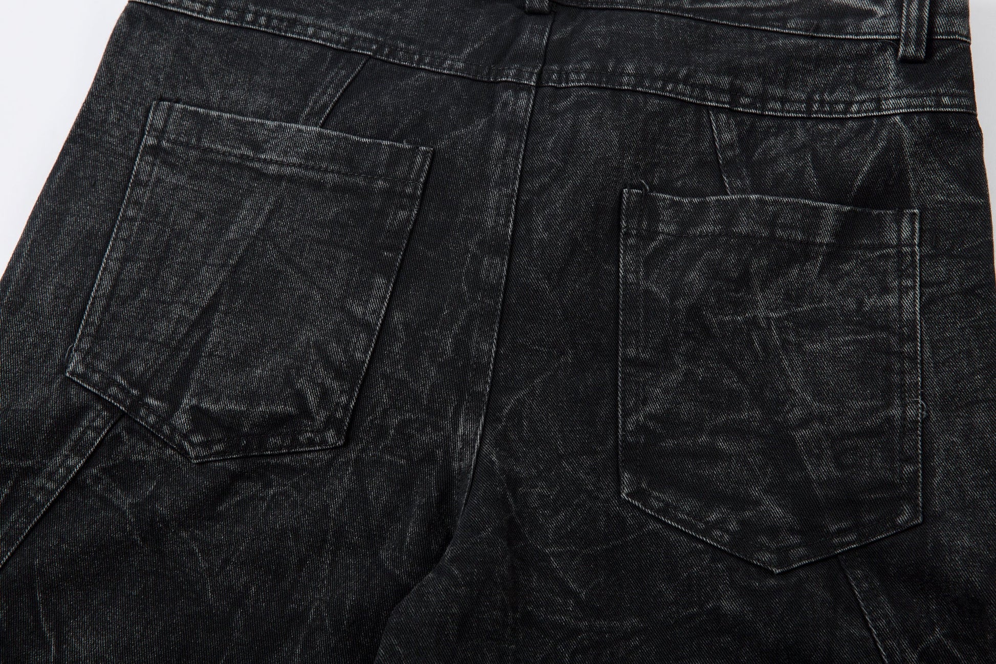 Crinkle Washed Structure | Baggy Jeans - Luxuryurbanwear