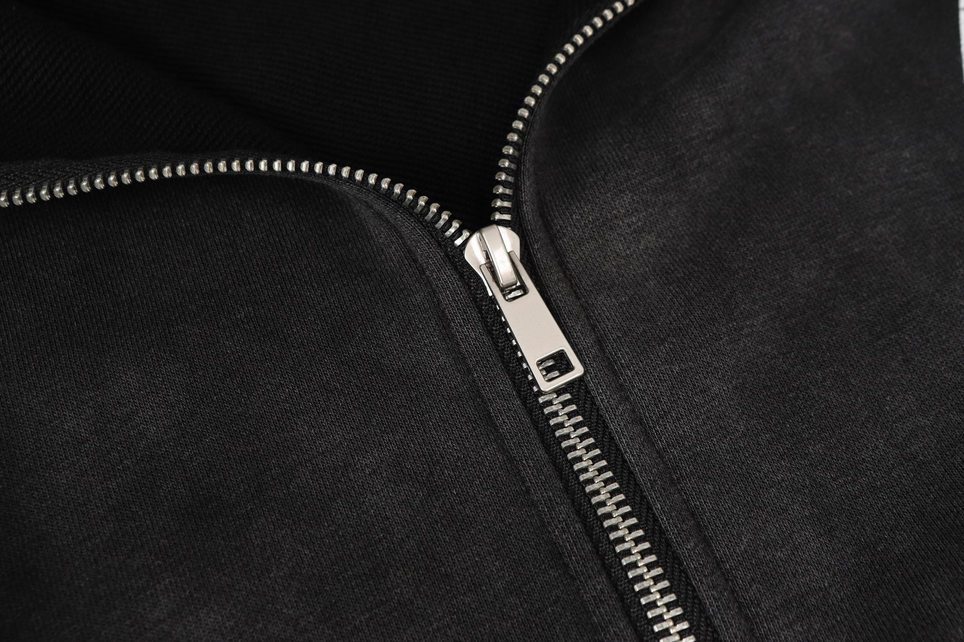 Vintage Sport Stripe | Zip Up Hoodie - Luxuryurbanwear