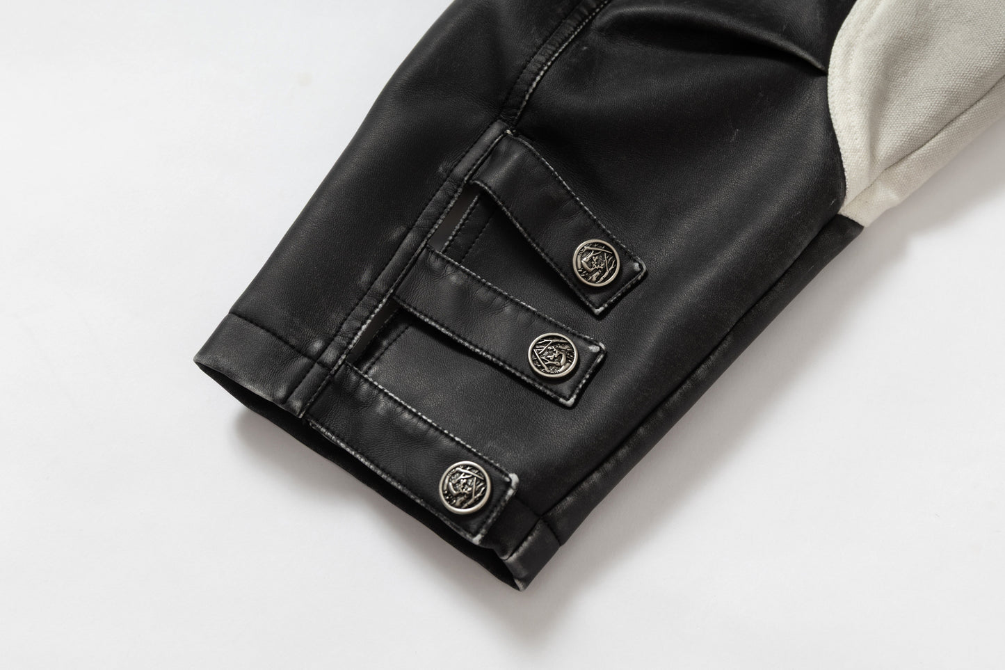 Retro Skull Punk | Motorcycle Jacket - Luxuryurbanwear
