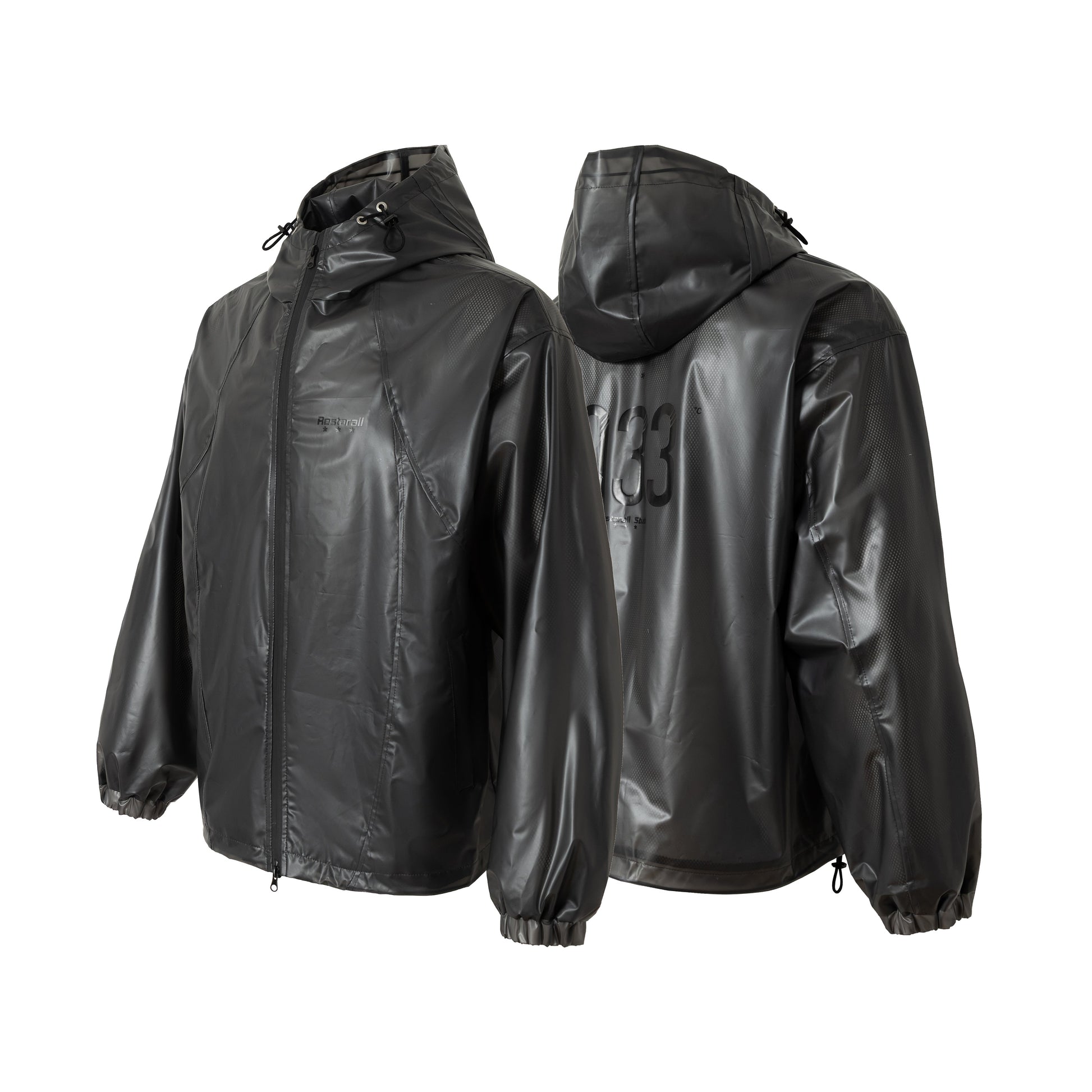 Urban Glossy Techwear | Windbreaker Jacket - Luxuryurbanwear