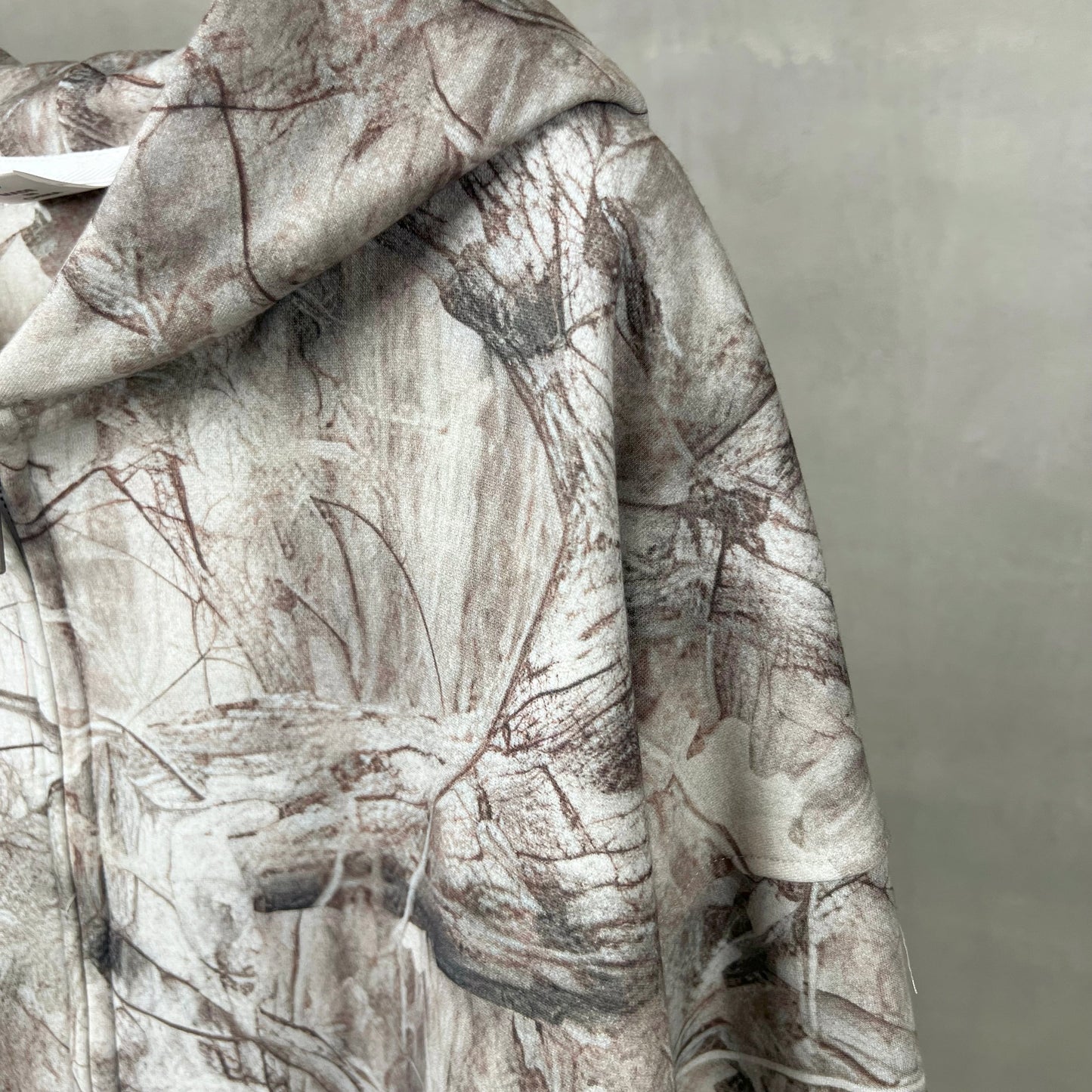 Forest Camo | Oversized Zip-Up Hoodie - Luxuryurbanwear