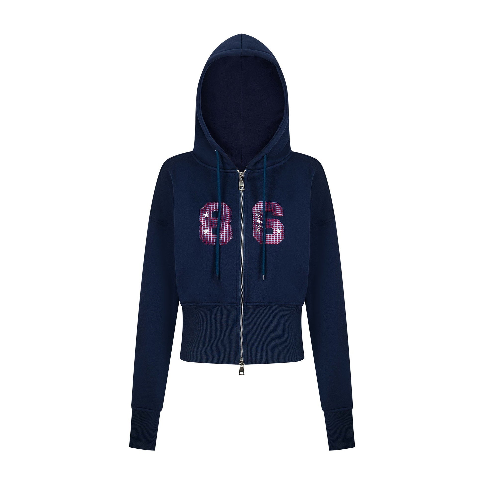 86 Zip Hoodie – Sporty Cropped Fit - Luxuryurbanwear