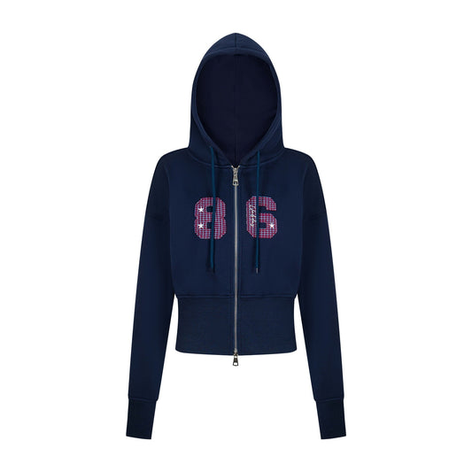 86 Zip Hoodie – Sporty Cropped Fit - Luxuryurbanwear