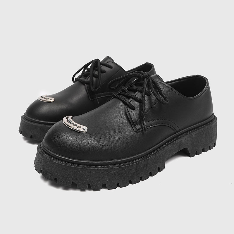 MLB LTHR-18 Metal-Plated Combat Boots - Luxuryurbanwear