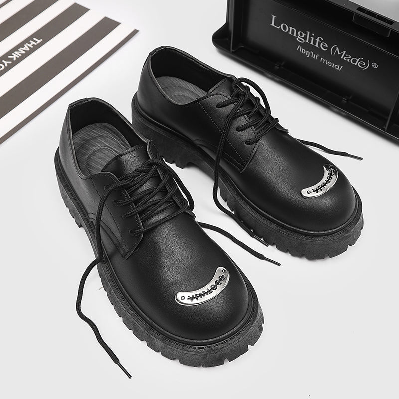 MLB LTHR-18 Metal-Plated Combat Boots - Luxuryurbanwear