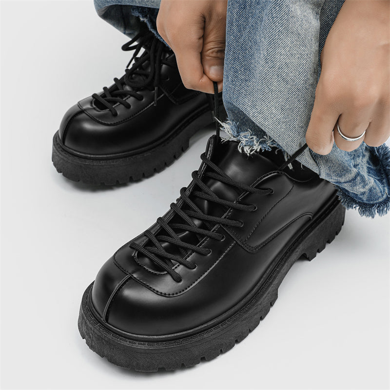 MLB LTHR-21 Combat-Style Boots - Luxuryurbanwear
