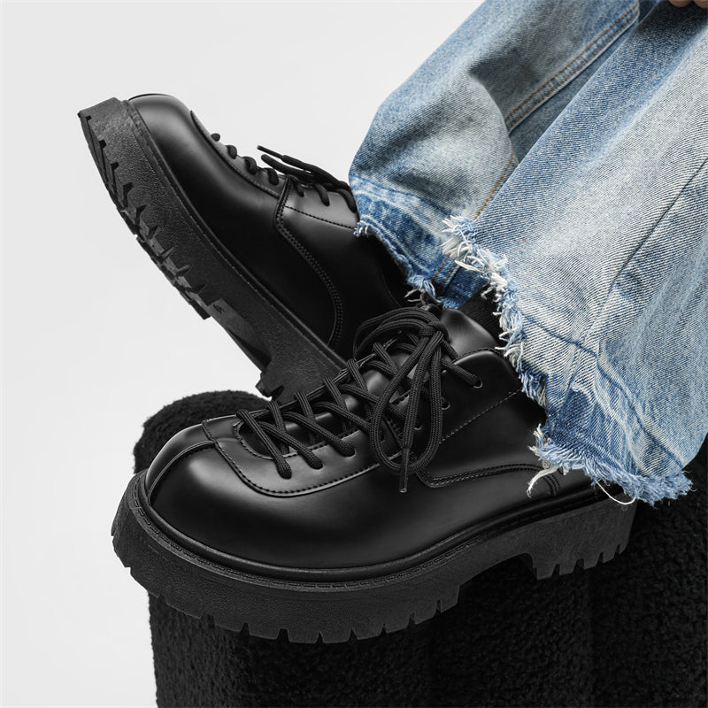 MLB LTHR-21 Combat-Style Boots - Luxuryurbanwear